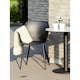 Trädgårdsstol ENVY DESIGN Camilla Svart, Modern Utemöbel i Plast, 2-pack