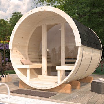 Bastutunna Palmako Anita 1,3, 0,7 m2 Med Glasvägg