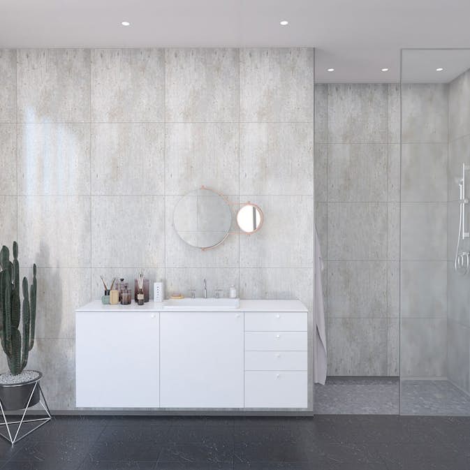 Våtrumsskiva Fibo Cracked Cement 2204-LM6060S