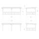 Paviljong Palmako Lenna 16,6 m2 Set 307