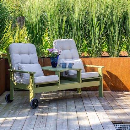 Trädgårdsmöbel Eden Wood Duo Seat
