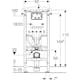 WC-fixtur Geberit Duofix Sigma SAWA H112
