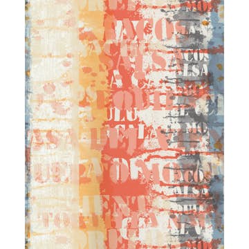 Tapet Lutéce Grafitis Rouge Gris 11200810