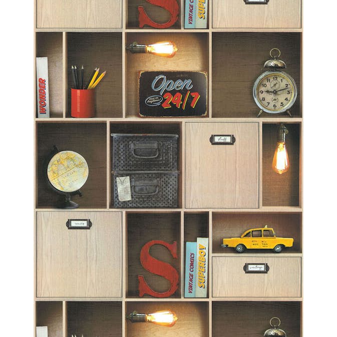 Tapet Lutéce Etagere Vinta Multi 11201207