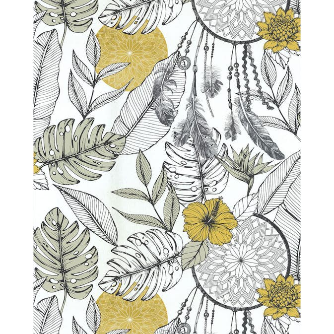 Tapet Lutéce Attrape Reves Jaune 11201502