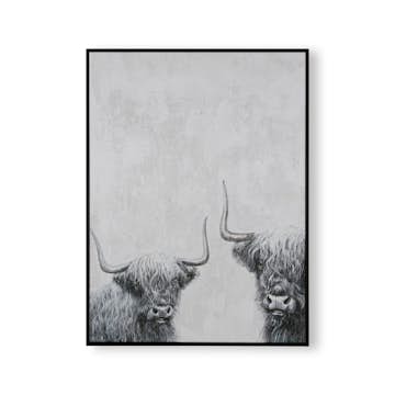 Tavla Art For The Home Highland Cows