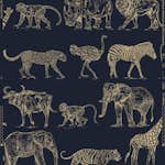 Tapet Superfresco Easy Safari Dark Blå