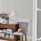 Tapet Laura Ashley Cottonwood Pearlescent Vit