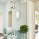 Tapet Laura Ashley Little Vines Enteneier Blå