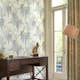 Tapet Laura Ashley Wisteria Garden Pale Iris 113356 EasyUp, Mönstrad Flerfärgad