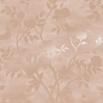 Tapet Laura Ashley Eglantine Silhouette Blush