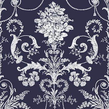 Tapet Laura Ashley Josette MidNacht