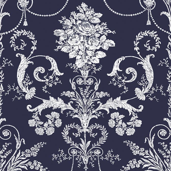 Tapet Laura Ashley Josette MidNacht