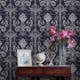 Tapet Laura Ashley Josette MidNacht