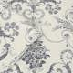 Tapet Laura Ashley Josette Off Vit& MidNacht 113387 EasyUp, Mönstrad Vit