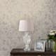 Tapet Laura Ashley Oriental Garden Pearlescent Chalk Rosa