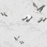 Tapet Laura Ashley Animalia Silver
