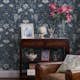 Tapet Laura Ashley Parterre Dark Seaspray