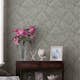 Tapet Laura Ashley Parterre Sage 113406 EasyUp, Mönstrad Flerfärgad