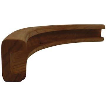Teak Roca Hörn U-list Spårbredd 16 mm