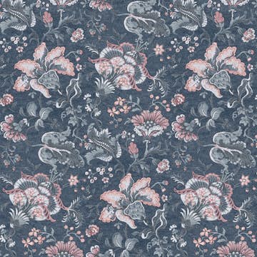 Tapet Laura Ashley Portia Dark Seaspray