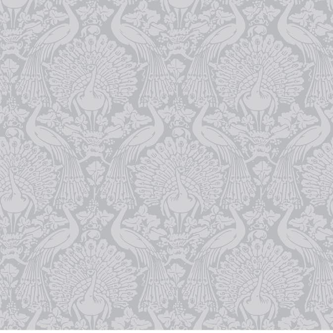Tapet Laura Ashley Peacock Damask Pale Slate