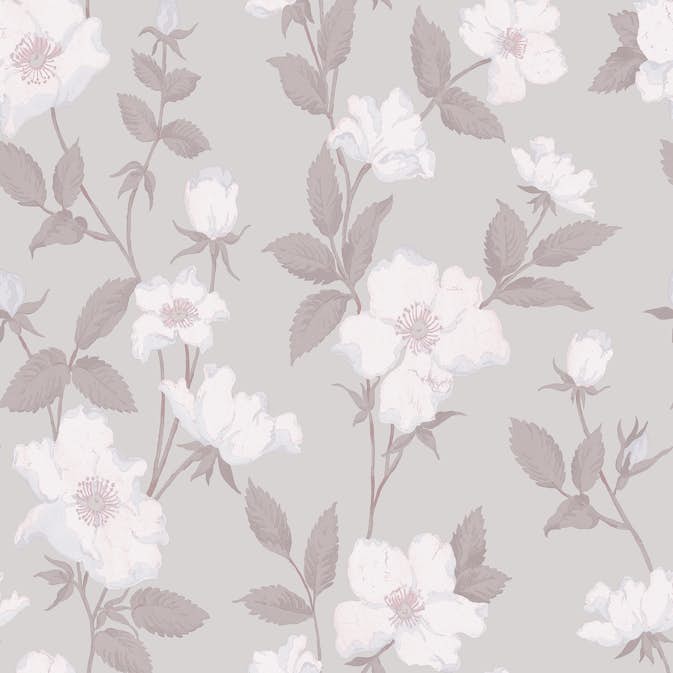 Tapet Laura Ashley Fleurir Sugared Violet