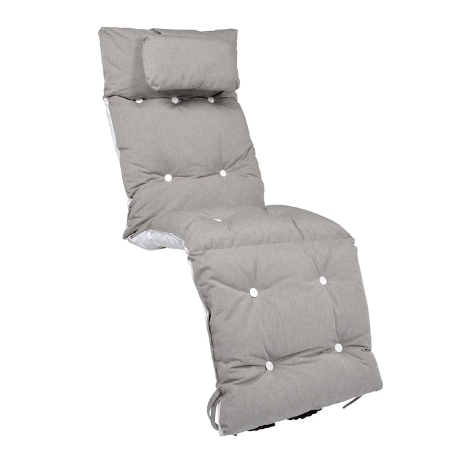 Däckstolsdyna Fritab Standard Baden-Baden Askgrå Dyna till Trädgårdsstol