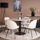 Matgrupp Venture Home Estelle Rund Rund med 4 Valentina Stolar