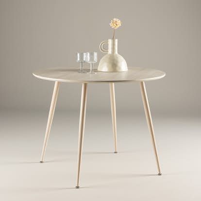 Matbord Venture Home Plaza Ø100 cm