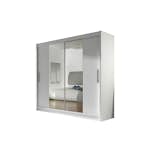 Garderob Scandinavian Choice Prag Skjutdörrar Smal Spegel