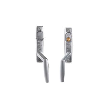 Handtag Vikdörr NorDan HelAlu ASSA 2130 Vred Insida, Cylinder Utsida