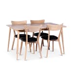 Matgrupp Stenexpo Odense med 4 Eksjö Stolar