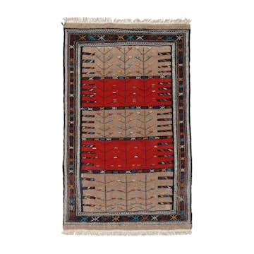 Persisk Nålmatta Arkiio Quchan Kelim Exklusiv 108x177