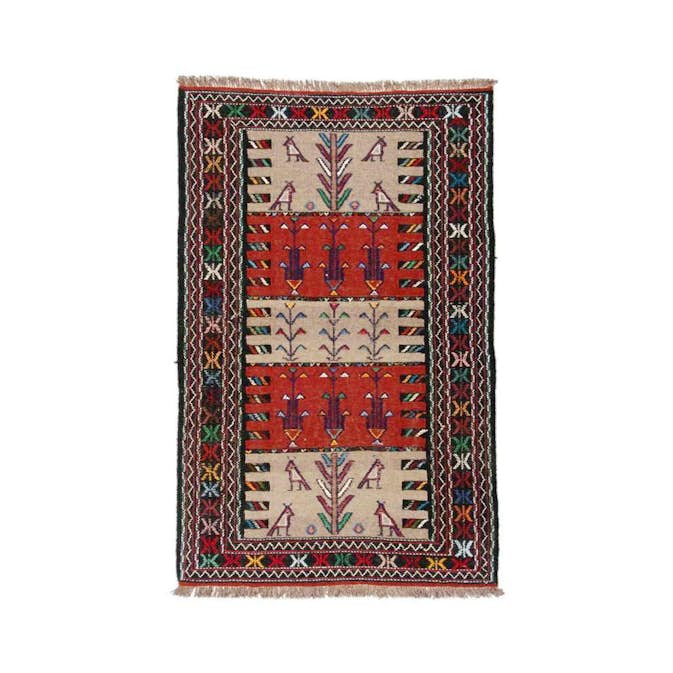 Persisk Nålmatta Arkiio Quchan Kelim Exklusiv 109x178