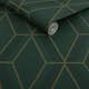 Tapet NEXT Optical Triangle Green