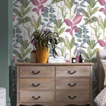 Tapet NEXT Fantasy Rainforest Leaves Multi