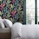 Tapet NEXT Fantasy Rainforest Leaves Navy