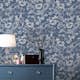 Tapet Laura Ashley Summerhill Midnight Blå 118486