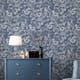 Tapet Laura Ashley Summerhill Midnight Blå 118486