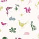 Tapet Joules Etched Woodland Crème Multi