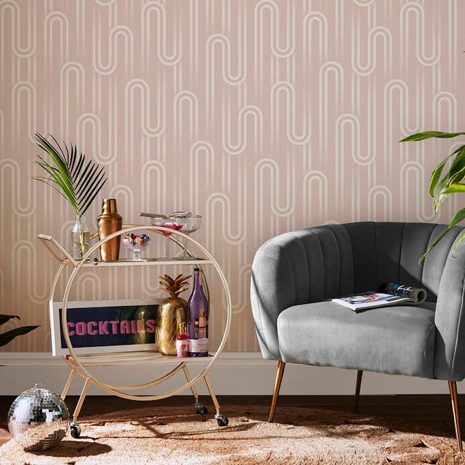 Tapet Envy. Ups n Downs Peach