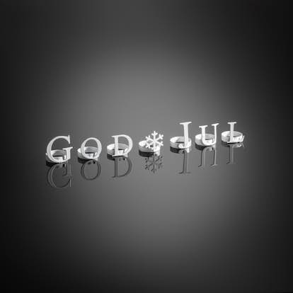 Dekorationsbokstäver Gnosjö Konstsmide God Jul