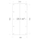 Carport Palmako Robert 23,1 m2