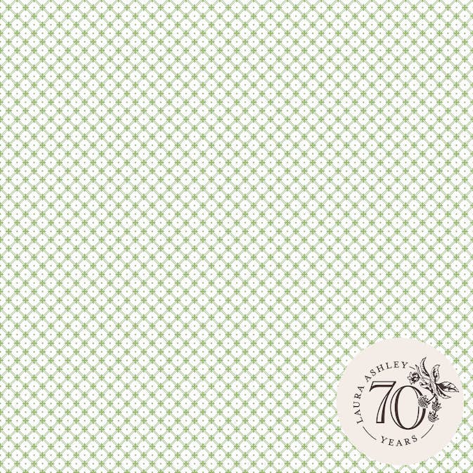 Tapet Laura Ashley Wickerwork Leaf Grön 119848
