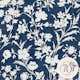 Tapet Laura Ashley Rye Midnight Seaspray Blå 119854