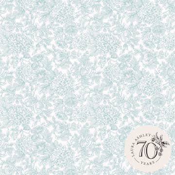 Tapet Laura Ashley Louise Duck Egg Blå 119860