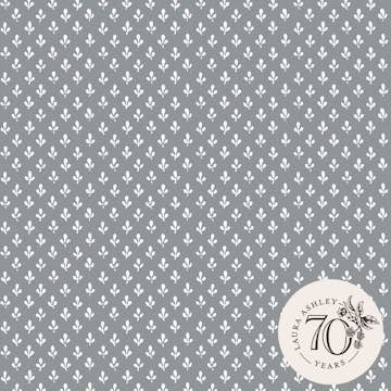 Tapet Laura Ashley Trefoil Slate Grå 119861