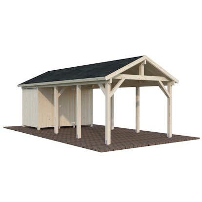 Carport Palmako Robert 23,1 m2 med Förråd