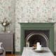 Tapet Laura Ashley Summer Palace Sage / Apricot 120133